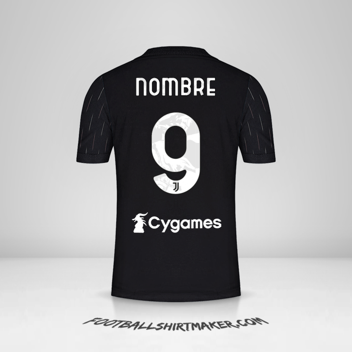 Jersey Juventus FC 2021/2022 Visita -  nombre - 9