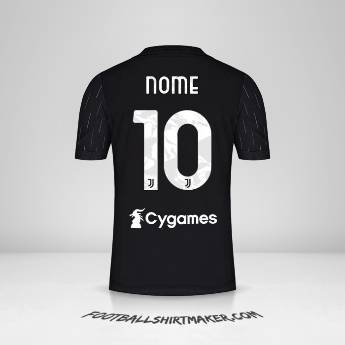 Camisola Juventus FC 2021/2022 Alternativa -  nome - 10