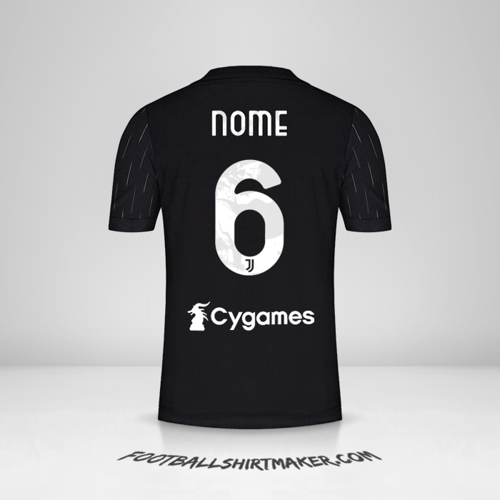 Maglia Juventus FC 2021/2022 Seconda -  nome - 6