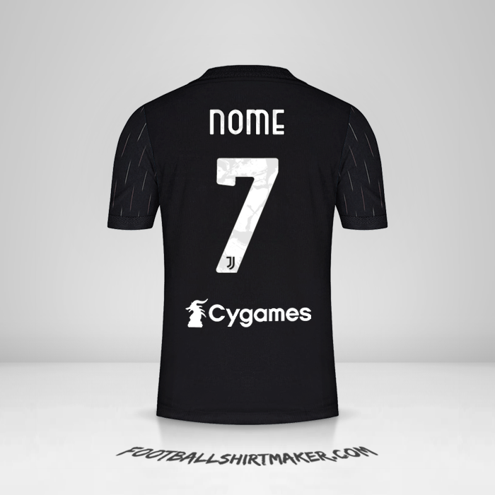Maglia Juventus FC 2021/2022 Seconda -  nome - 7