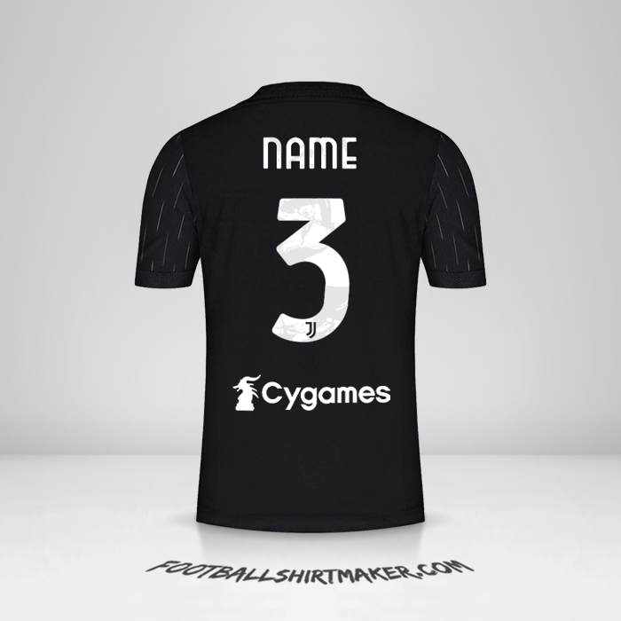 Trikot Juventus FC 2021/2022 Auswärts -  name - 3