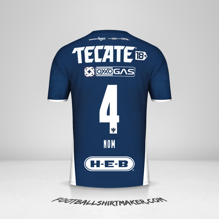 Maillot Monterrey 2021/2022 -  nom - 4