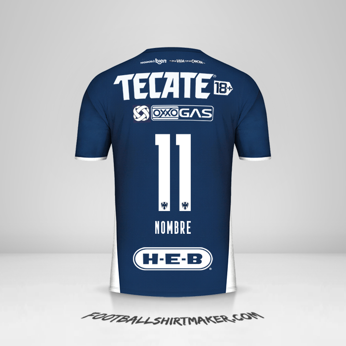 Jersey Monterrey 2021/2022 -  nombre - 11