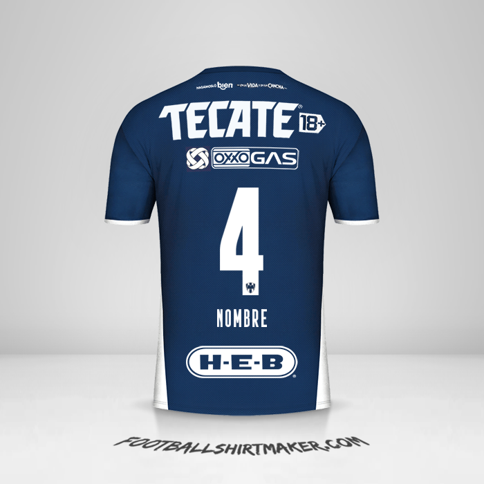Jersey Monterrey 2021/2022 -  nombre - 4