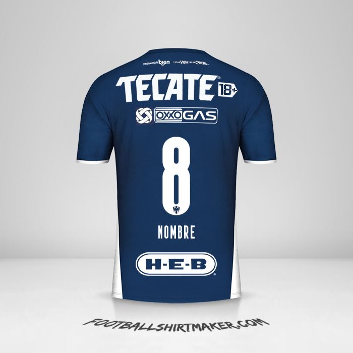 Jersey Monterrey 2021/2022 -  nombre - 8