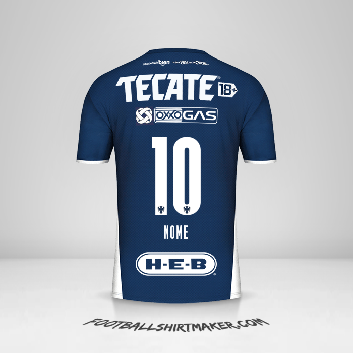 Maglia Monterrey 2021/2022 -  nome - 10