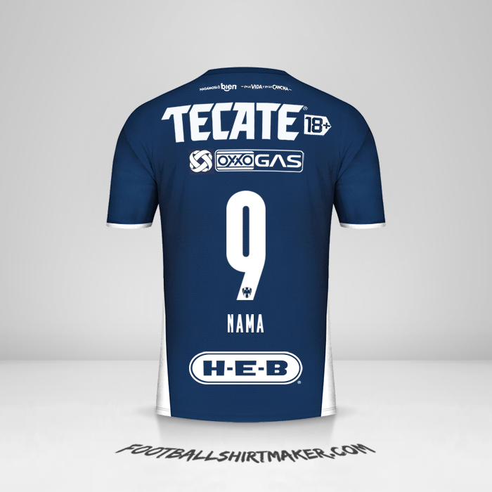 Jersey Monterrey 2021/2022 -  nama - 9
