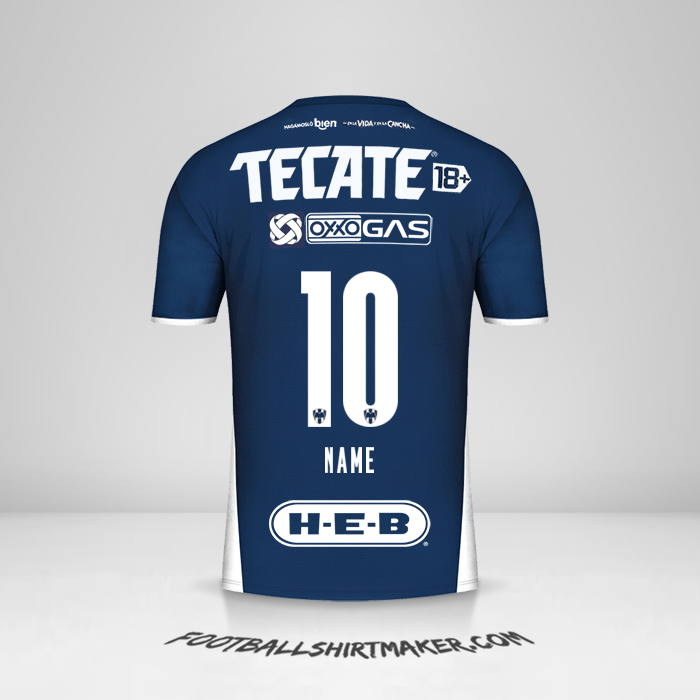 Shirt Monterrey 2021/2022 -  name - 10