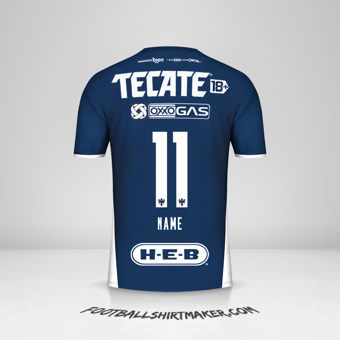 Shirt Monterrey 2021/2022 -  name - 11