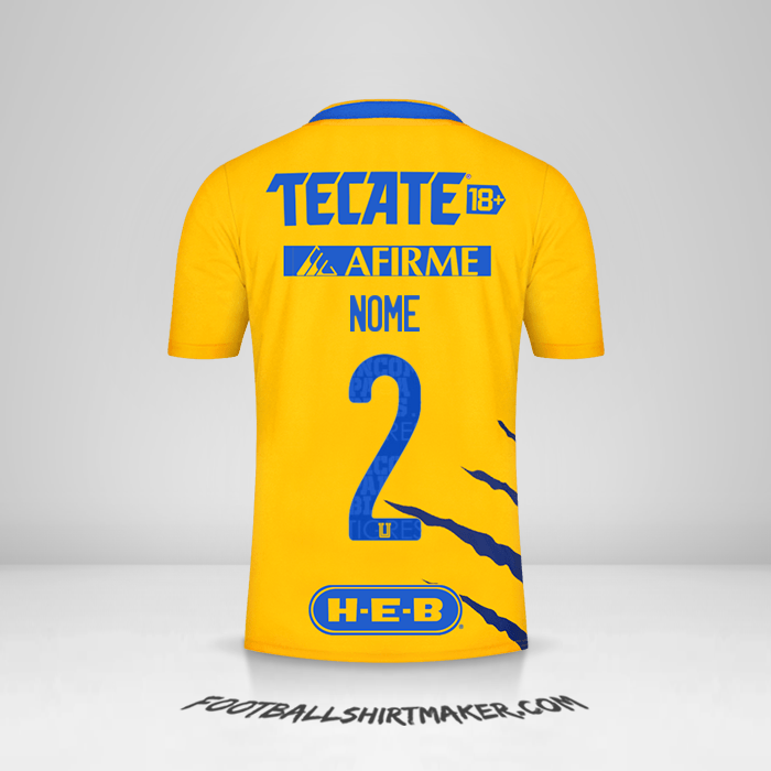 Maglia Tigres UANL 2021/2022 -  nome - 2