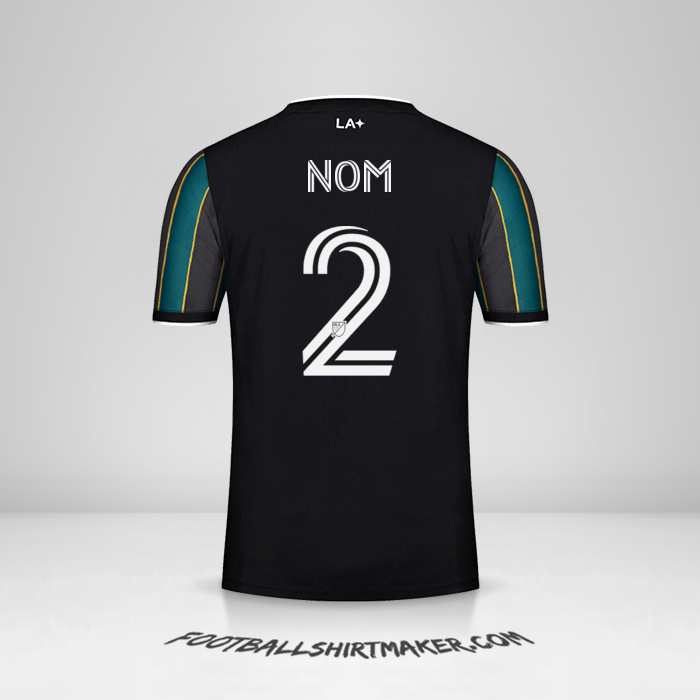 Maillot LA Galaxy 2021/2022 Extérieur -  nom - 2