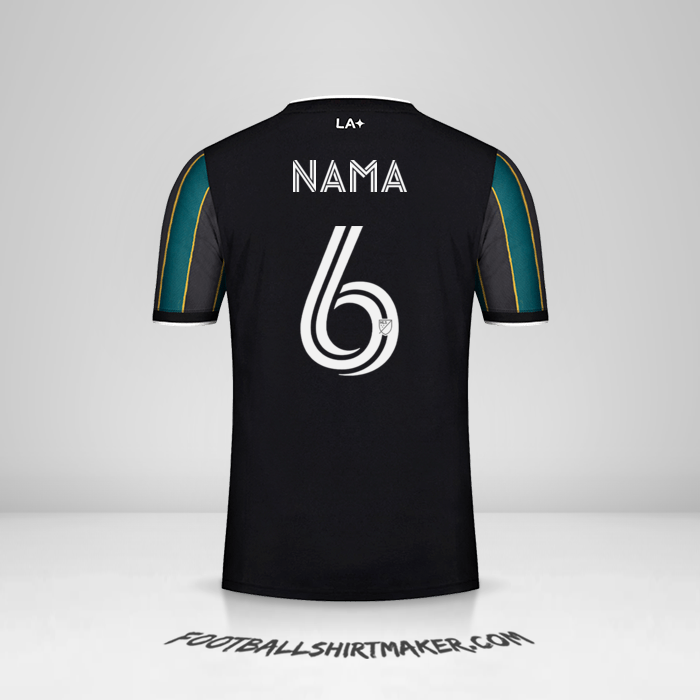 Jersey LA Galaxy 2021/2022 Alternatif -  nama - 6