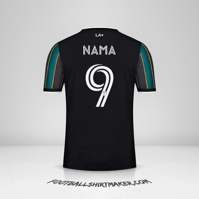 Jersey LA Galaxy 2021/2022 Alternatif -  nama - 9