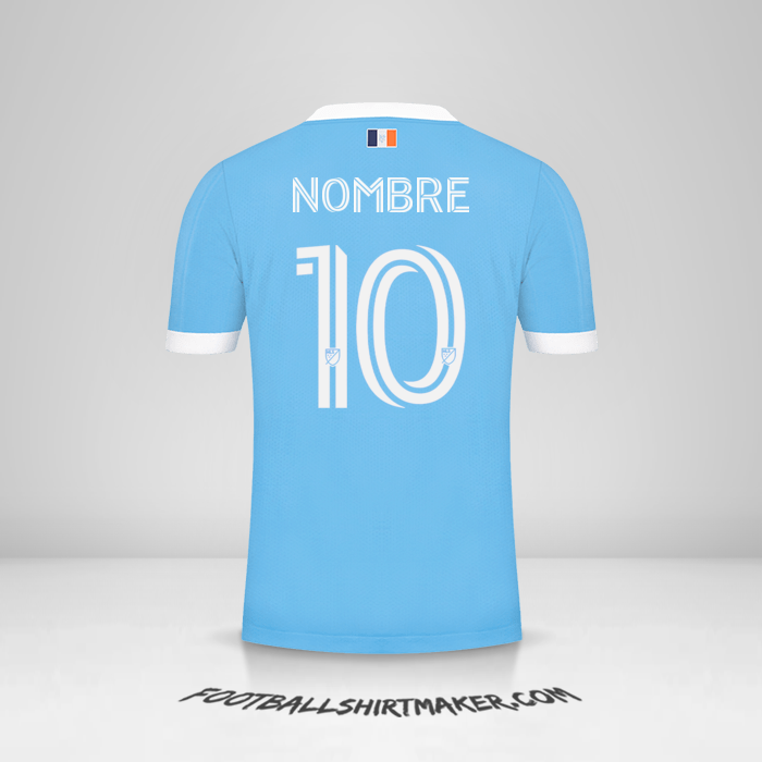 Jersey New York City FC 2021 -  nombre - 10