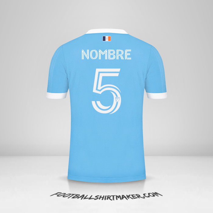 Jersey New York City FC 2021 -  nombre - 5