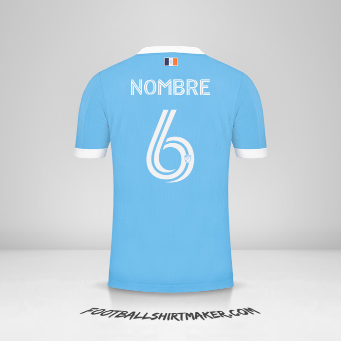 Jersey New York City FC 2021 -  nombre - 6