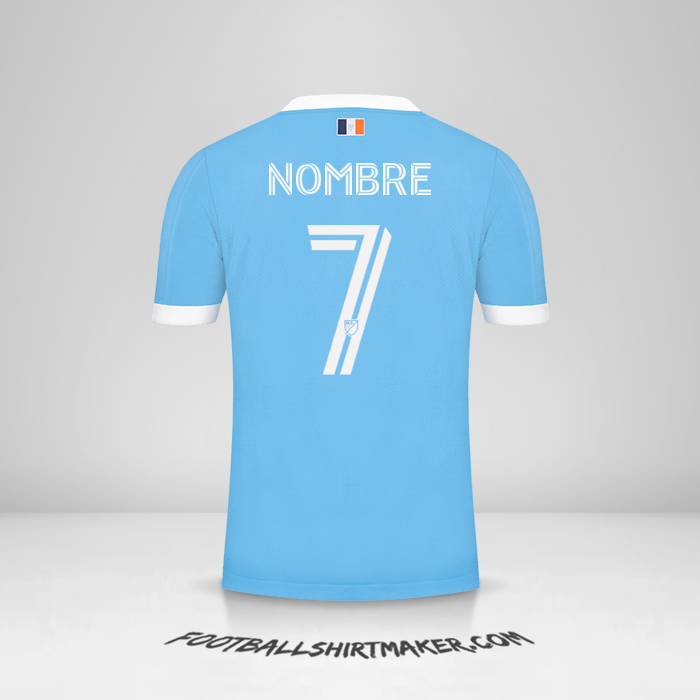 Jersey New York City FC 2021 -  nombre - 7