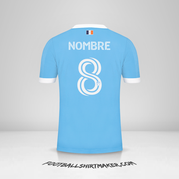 Jersey New York City FC 2021 -  nombre - 8