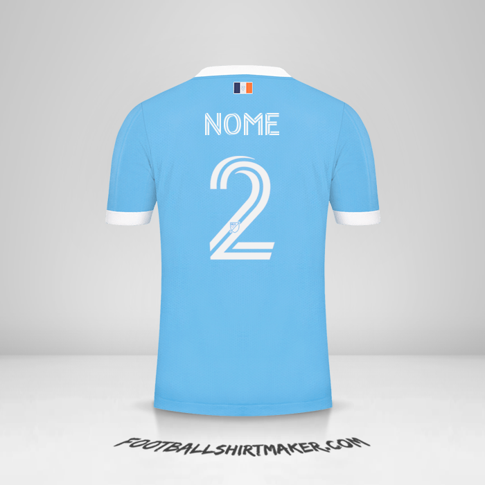 Camisa New York City FC 2021 -  nome - 2