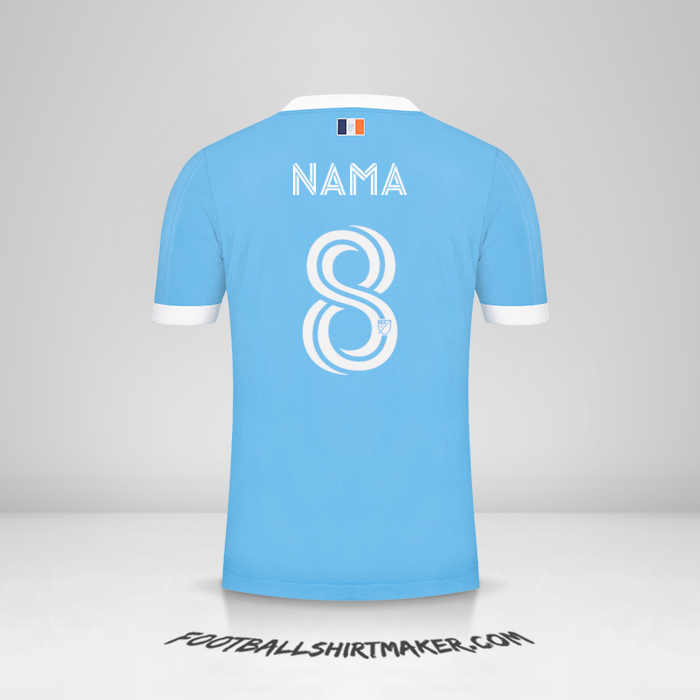 Jersey New York City FC 2021 -  nama - 8