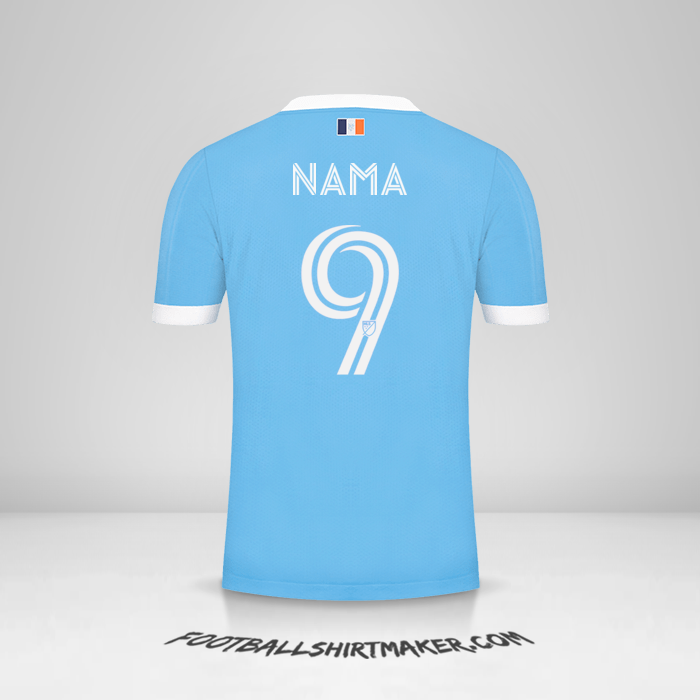 Jersey New York City FC 2021 -  nama - 9