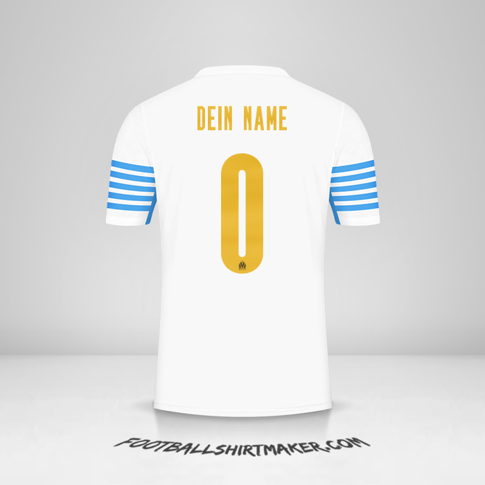 Trikot Olympique de Marseille Cup 2021/2022 -  dein name - 0
