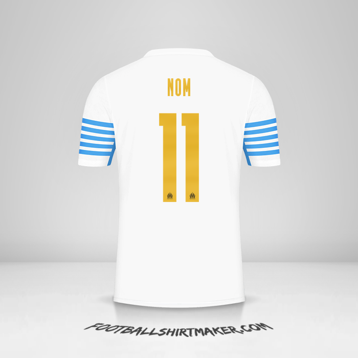 Maillot Olympique de Marseille Cup 2021/2022 -  nom - 11