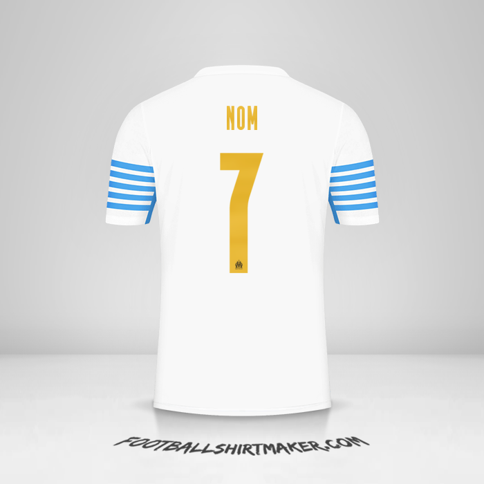 Maillot Olympique de Marseille Cup 2021/2022 -  nom - 7