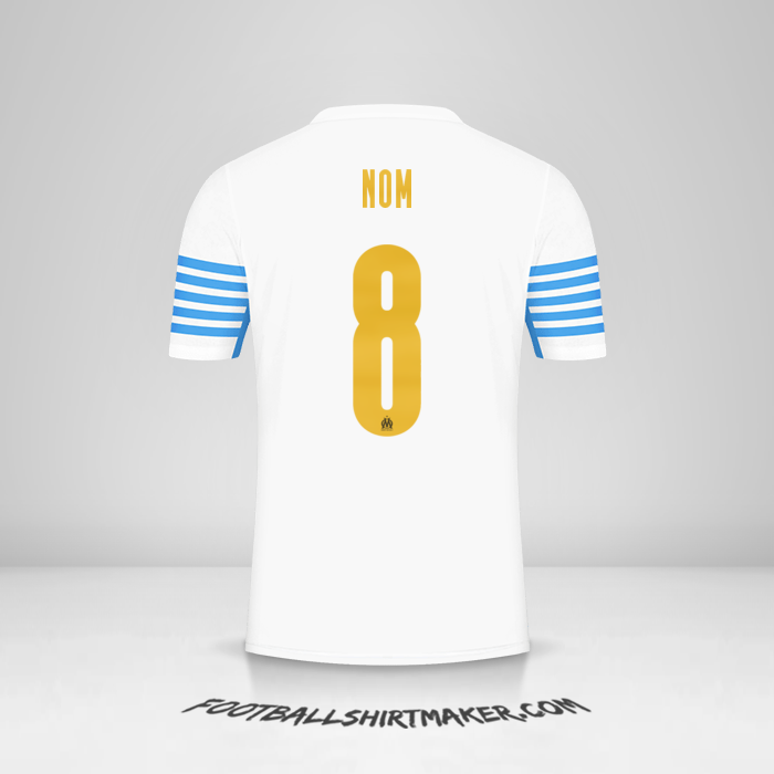 Maillot Olympique de Marseille Cup 2021/2022 -  nom - 8
