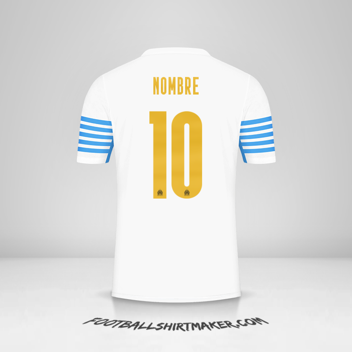 Camiseta Olympique de Marseille Cup 2021/2022 -  nombre - 10