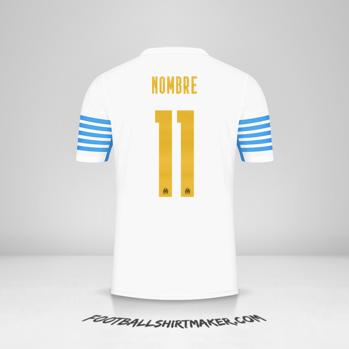 Camiseta Olympique de Marseille Cup 2021/2022 -  nombre - 11