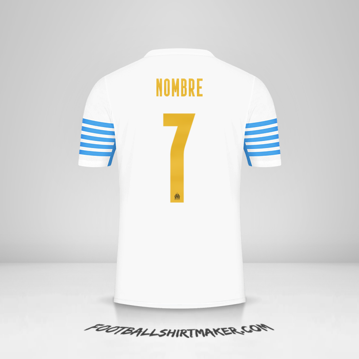 Jersey Olympique de Marseille Cup 2021/2022 -  nombre - 7