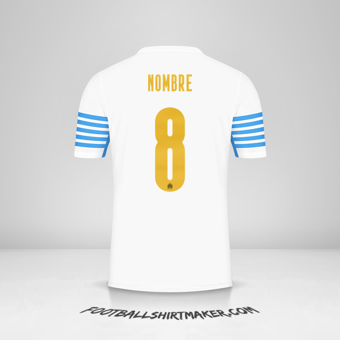 Camiseta Olympique de Marseille Cup 2021/2022 -  nombre - 8