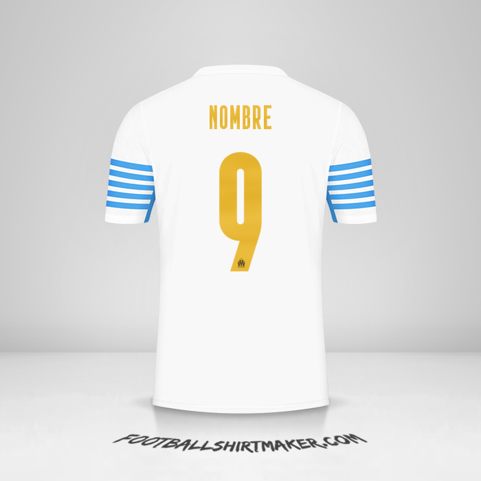 Jersey Olympique de Marseille Cup 2021/2022 -  nombre - 9