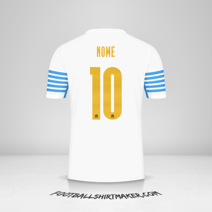 Camisa Olympique de Marseille Cup 2021/2022 -  nome - 10