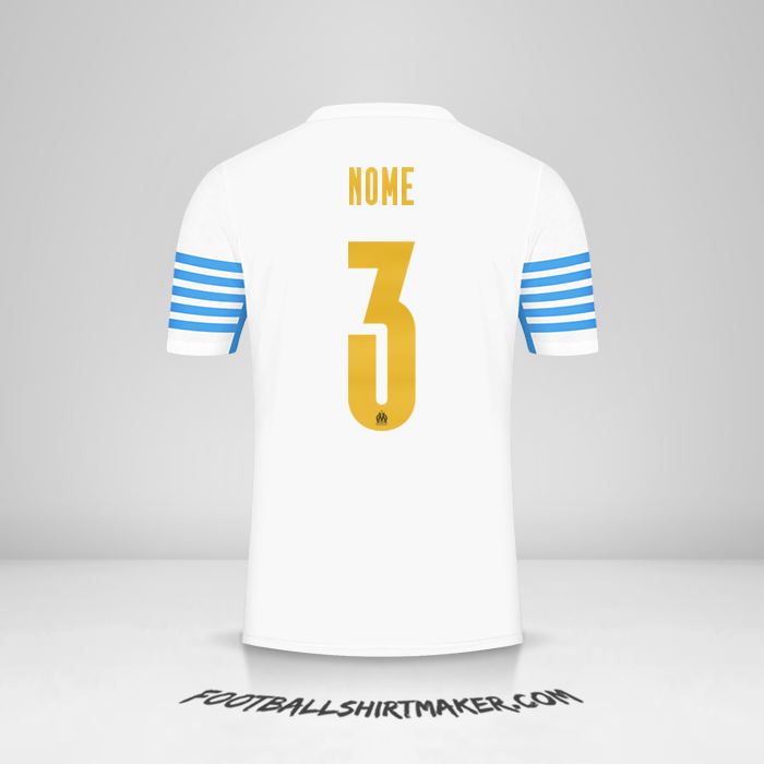 Camisola Olympique de Marseille Cup 2021/2022 -  nome - 3
