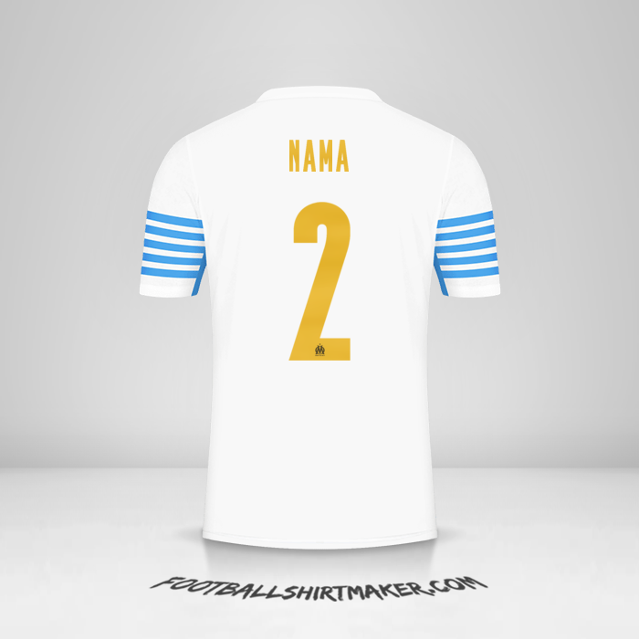 Jersey Olympique de Marseille Cup 2021/2022 -  nama - 2