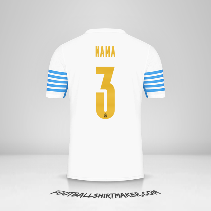 Jersey Olympique de Marseille Cup 2021/2022 -  nama - 3