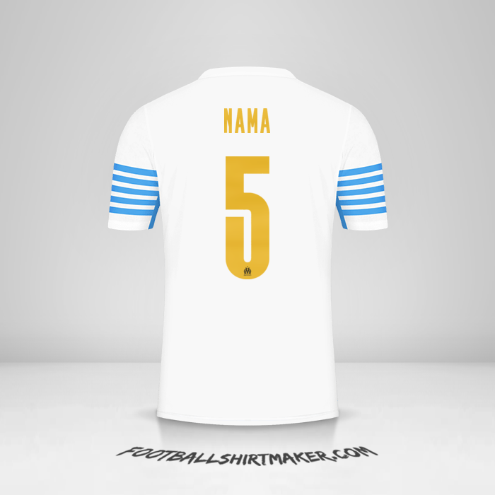 Jersey Olympique de Marseille Cup 2021/2022 -  nama - 5