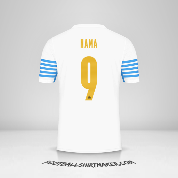 Jersey Olympique de Marseille Cup 2021/2022 -  nama - 9