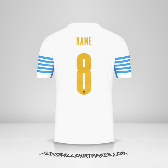 Trikot Olympique de Marseille Cup 2021/2022 -  name - 8