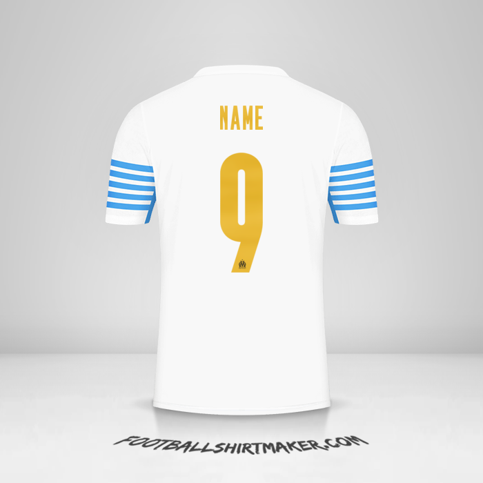 Trikot Olympique de Marseille Cup 2021/2022 -  name - 9