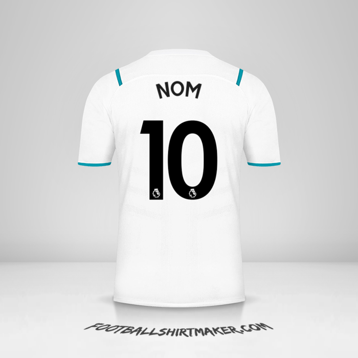 Maillot Manchester City 2021/2022 Extérieur -  nom - 10