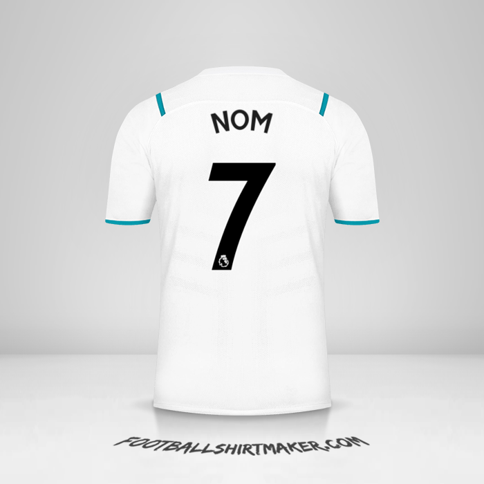 Maillot Manchester City 2021/2022 Extérieur -  nom - 7