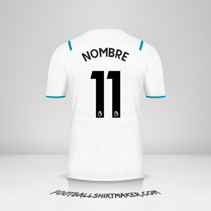 Camiseta Manchester City 2021/2022 Visita -  nombre - 11
