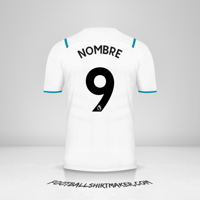 Camiseta Manchester City 2021/2022 Visita -  nombre - 9