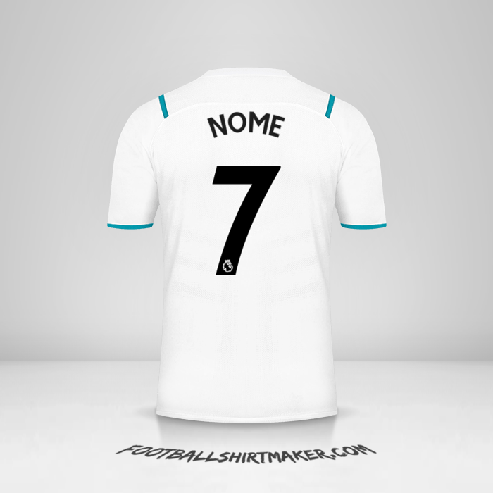 Maglia Manchester City 2021/2022 Seconda -  nome - 7