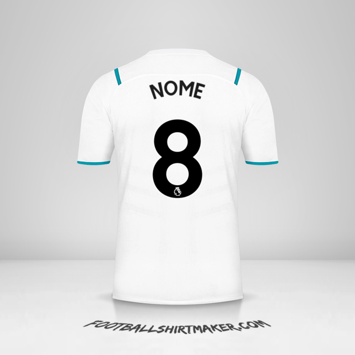 Maglia Manchester City 2021/2022 Seconda -  nome - 8