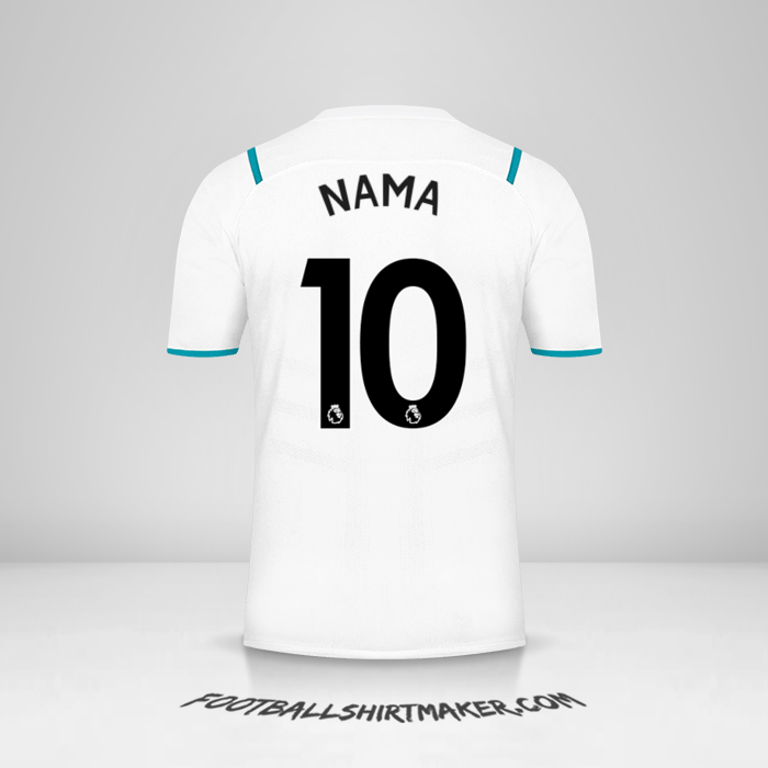 Jersey Manchester City 2021/2022 Alternatif -  nama - 10
