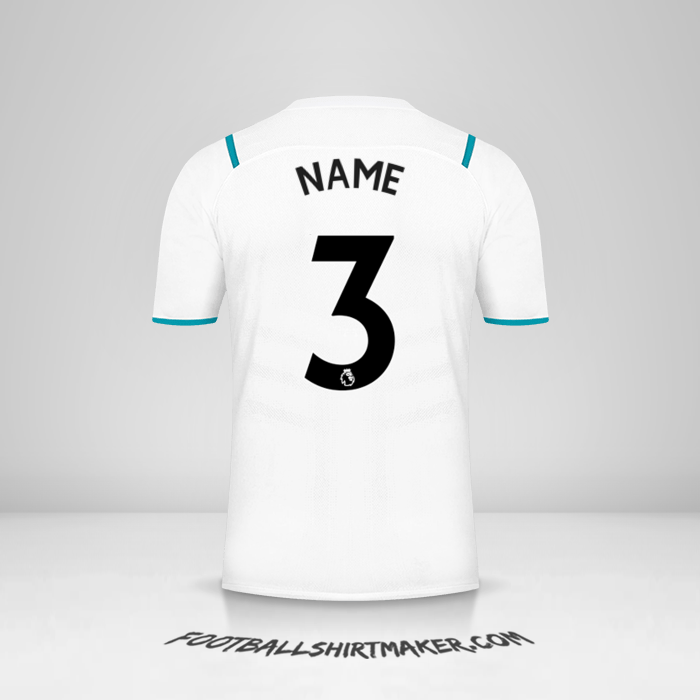 Trikot Manchester City 2021/2022 Auswärts -  name - 3